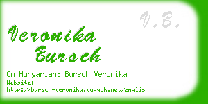 veronika bursch business card